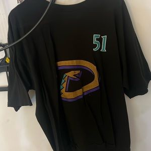 arizona diamondbacks tshirt (rare) randy johnson